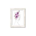 Picture of Purple and Pink Floral Figurative _GroupedProduct_Rectangle_Portrait_Framed_Matted_