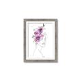 Picture of Purple and Pink Floral Figurative _GroupedProduct_Rectangle_Portrait_Framed_Matted_