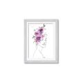 Picture of Purple and Pink Floral Figurative _GroupedProduct_Rectangle_Portrait_Framed_Matted_