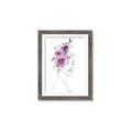 Picture of Purple and Pink Floral Figurative _GroupedProduct_Rectangle_Portrait_Framed_Matted_