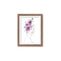 Picture of Purple and Pink Floral Figurative _GroupedProduct_Rectangle_Portrait_Framed_Matted_