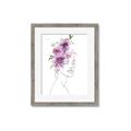 Picture of Purple and Pink Floral Figurative _GroupedProduct_Rectangle_Portrait_Framed_Matted_