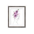 Picture of Purple and Pink Floral Figurative _GroupedProduct_Rectangle_Portrait_Framed_Matted_