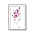 Picture of Purple and Pink Floral Figurative _GroupedProduct_Rectangle_Portrait_Framed_Matted_