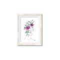 Picture of Purple and Green Flroal Figurative _GroupedProduct_Rectangle_Portrait_Framed_Matted_