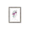 Picture of Purple and Green Flroal Figurative _GroupedProduct_Rectangle_Portrait_Framed_Matted_