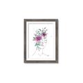 Picture of Purple and Green Flroal Figurative _GroupedProduct_Rectangle_Portrait_Framed_Matted_