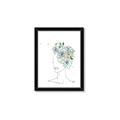 Picture of Green Floral Figurative _GroupedProduct_Rectangle_Portrait_Framed_Matted_