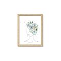 Picture of Green Floral Figurative _GroupedProduct_Rectangle_Portrait_Framed_Matted_