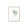 Picture of Green Floral Figurative _GroupedProduct_Rectangle_Portrait_Framed_Matted_
