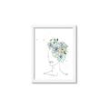 Picture of Green Floral Figurative _GroupedProduct_Rectangle_Portrait_Framed_Matted_