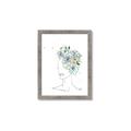 Picture of Green Floral Figurative _GroupedProduct_Rectangle_Portrait_Framed_Matted_