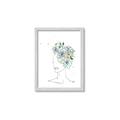 Picture of Green Floral Figurative _GroupedProduct_Rectangle_Portrait_Framed_Matted_