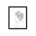 Picture of Green Floral Figurative _GroupedProduct_Rectangle_Portrait_Framed_Matted_