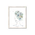 Picture of Green Floral Figurative _GroupedProduct_Rectangle_Portrait_Framed_Matted_