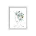 Picture of Green Floral Figurative _GroupedProduct_Rectangle_Portrait_Framed_Matted_