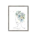 Picture of Green Floral Figurative _GroupedProduct_Rectangle_Portrait_Framed_Matted_