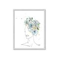 Picture of Green Floral Figurative _GroupedProduct_Rectangle_Portrait_Framed_Matted_