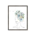 Picture of Green Floral Figurative _GroupedProduct_Rectangle_Portrait_Framed_Matted_