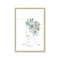 Picture of Green Floral Figurative _GroupedProduct_Rectangle_Portrait_Framed_Matted_
