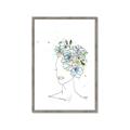 Picture of Green Floral Figurative _GroupedProduct_Rectangle_Portrait_Framed_Matted_