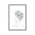 Picture of Green Floral Figurative _GroupedProduct_Rectangle_Portrait_Framed_Matted_