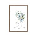 Picture of Green Floral Figurative _GroupedProduct_Rectangle_Portrait_Framed_Matted_