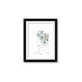 Picture of Green Floral Figurative _GroupedProduct_Rectangle_Portrait_Framed_Matted_