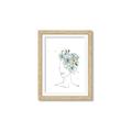 Picture of Green Floral Figurative _GroupedProduct_Rectangle_Portrait_Framed_Matted_