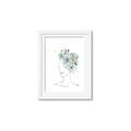Picture of Green Floral Figurative _GroupedProduct_Rectangle_Portrait_Framed_Matted_