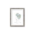 Picture of Green Floral Figurative _GroupedProduct_Rectangle_Portrait_Framed_Matted_