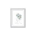 Picture of Green Floral Figurative _GroupedProduct_Rectangle_Portrait_Framed_Matted_