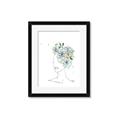 Picture of Green Floral Figurative _GroupedProduct_Rectangle_Portrait_Framed_Matted_