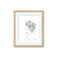 Picture of Green Floral Figurative _GroupedProduct_Rectangle_Portrait_Framed_Matted_