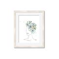 Picture of Green Floral Figurative _GroupedProduct_Rectangle_Portrait_Framed_Matted_
