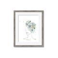 Picture of Green Floral Figurative _GroupedProduct_Rectangle_Portrait_Framed_Matted_