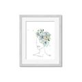 Picture of Green Floral Figurative _GroupedProduct_Rectangle_Portrait_Framed_Matted_