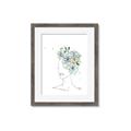 Picture of Green Floral Figurative _GroupedProduct_Rectangle_Portrait_Framed_Matted_