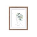 Picture of Green Floral Figurative _GroupedProduct_Rectangle_Portrait_Framed_Matted_