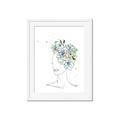 Picture of Green Floral Figurative _GroupedProduct_Rectangle_Portrait_Framed_Matted_