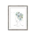 Picture of Green Floral Figurative _GroupedProduct_Rectangle_Portrait_Framed_Matted_