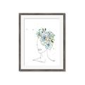 Picture of Green Floral Figurative _GroupedProduct_Rectangle_Portrait_Framed_Matted_