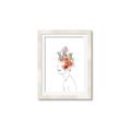 Picture of Orange Floral Figurative _GroupedProduct_Rectangle_Portrait_Framed_Matted_