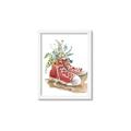 Picture of Red Shoe Garden  _GroupedProduct_Rectangle_Portrait_Framed_Matted_