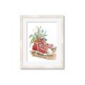 Picture of Red Shoe Garden  _GroupedProduct_Rectangle_Portrait_Framed_Matted_