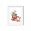 Picture of Red Shoe Garden  _GroupedProduct_Rectangle_Portrait_Framed_Matted_