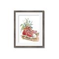 Picture of Red Shoe Garden  _GroupedProduct_Rectangle_Portrait_Framed_Matted_