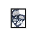 Picture of Hydrangea flower on blue bkg _GroupedProduct_Rectangle_Portrait_Framed_Matted_