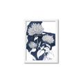 Picture of Hydrangea flower on blue bkg _GroupedProduct_Rectangle_Portrait_Framed_Matted_