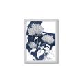 Picture of Hydrangea flower on blue bkg _GroupedProduct_Rectangle_Portrait_Framed_Matted_